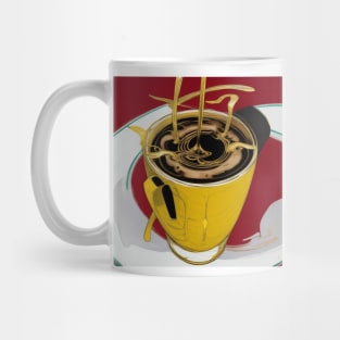 Coffee Roast Vintage Retro Art Vogue Pattern Mug